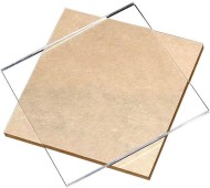 Акрилен лист 15 х 15 см Прозрачен